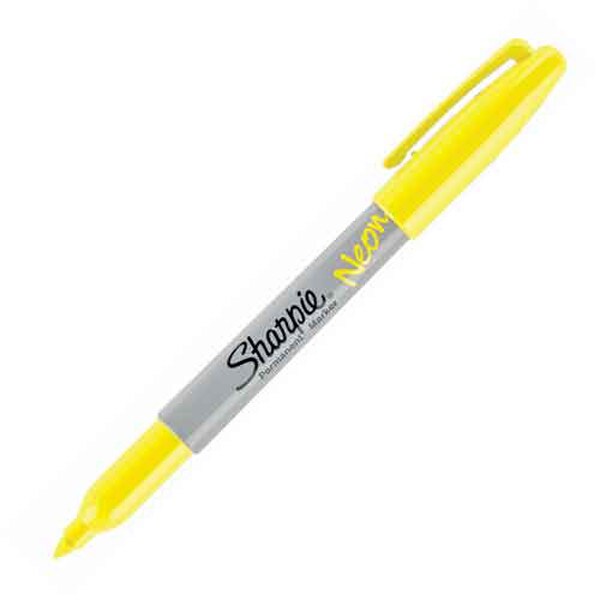 Sharpie Fine Neon Yellow